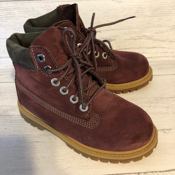 Timberland Other - Toddler timberland boots. Burgandy suede. 11